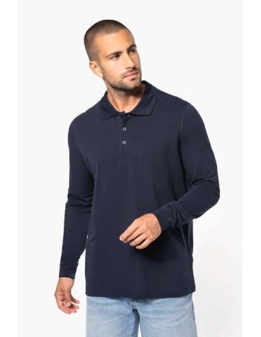 KAR-K256-MEN'S LONG-SLEEVED PIQUÉ POLO SHIRT